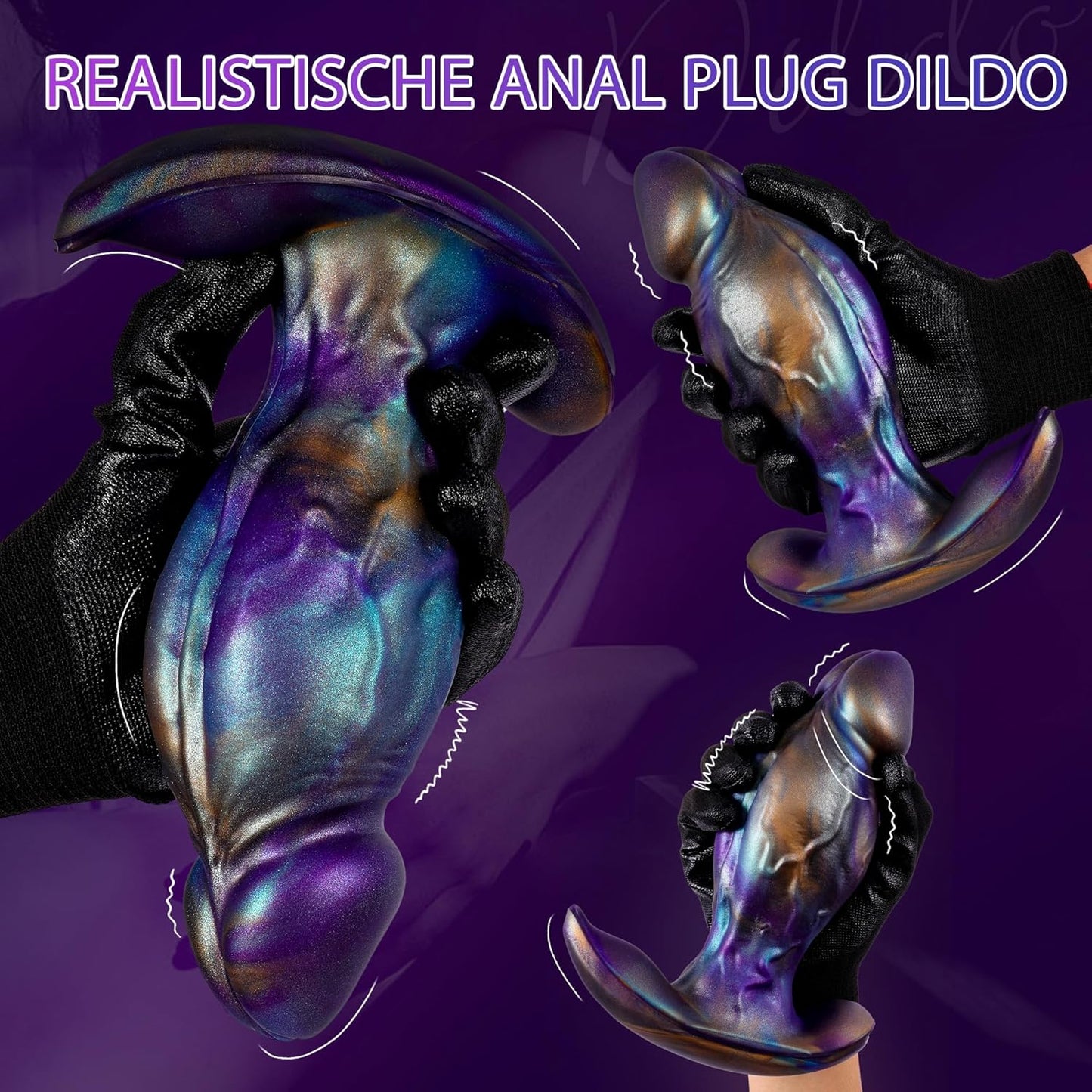 Analplug Dildo mit T-Basis, XXL