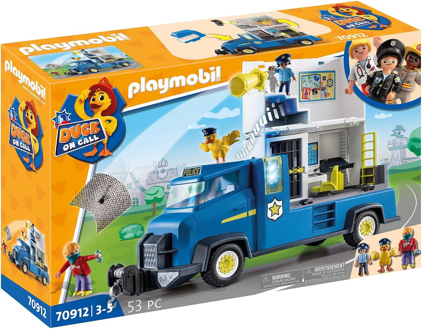 70912 DUCK ON CALL Polizei Truck, Konstruktionsspielzeug