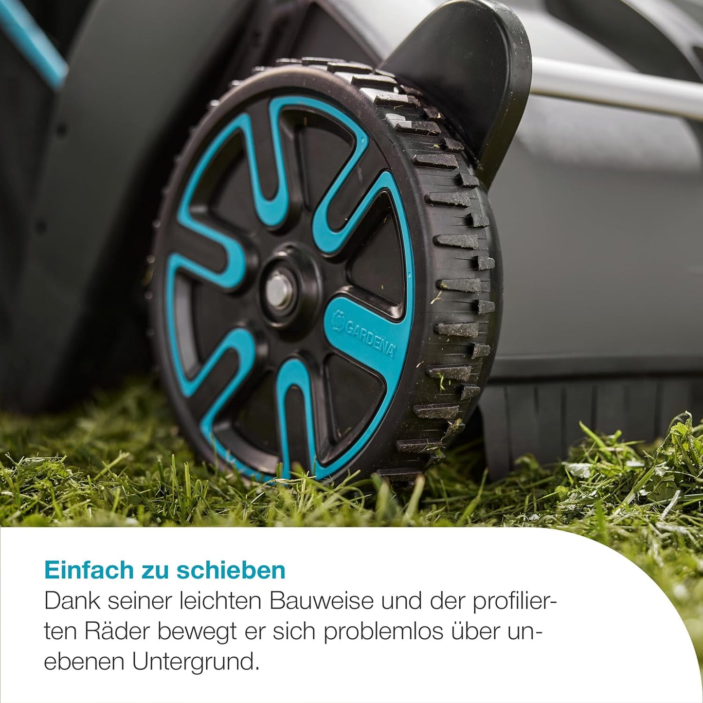 Laub- und Rasensammler, Rasen und Terrassen