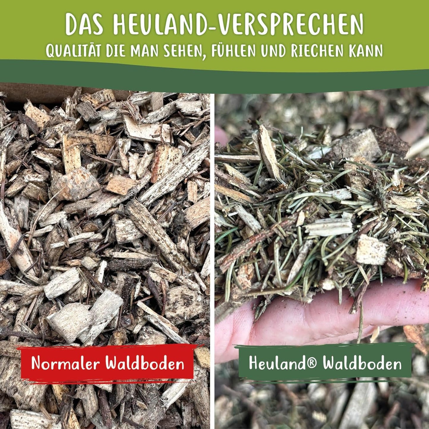 3er-Set Waldboden Einstreu für Hühner & Wachteln, mit Mais 40 Liter (3er Pack)