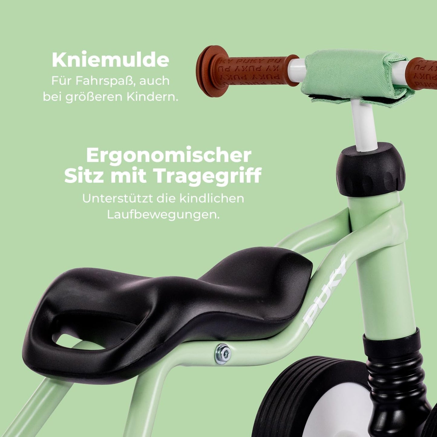 Puky Rutschfahrzeug Wutsch mit Lenkerpolster, Pastel Green