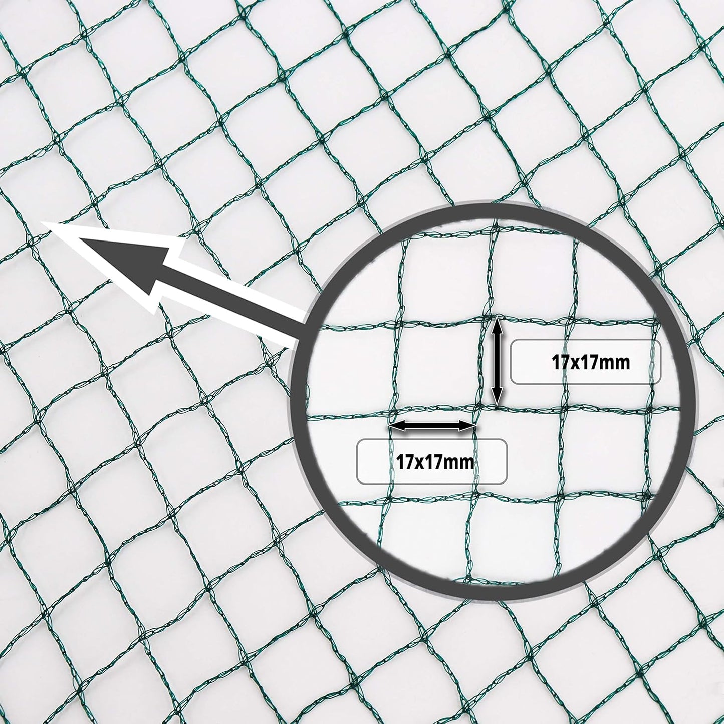 Teichnetz 20m x 12m Laub- und Reiherschutznetz