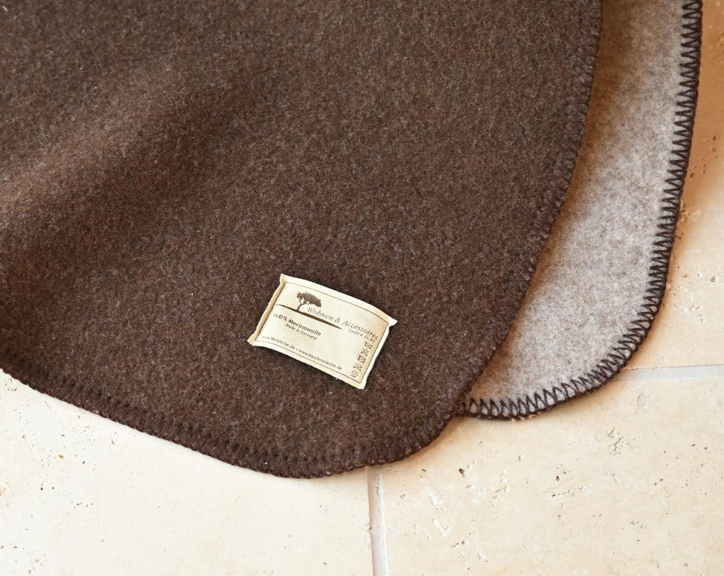 Sofadecke, 150 x 200 cm Braun-beige