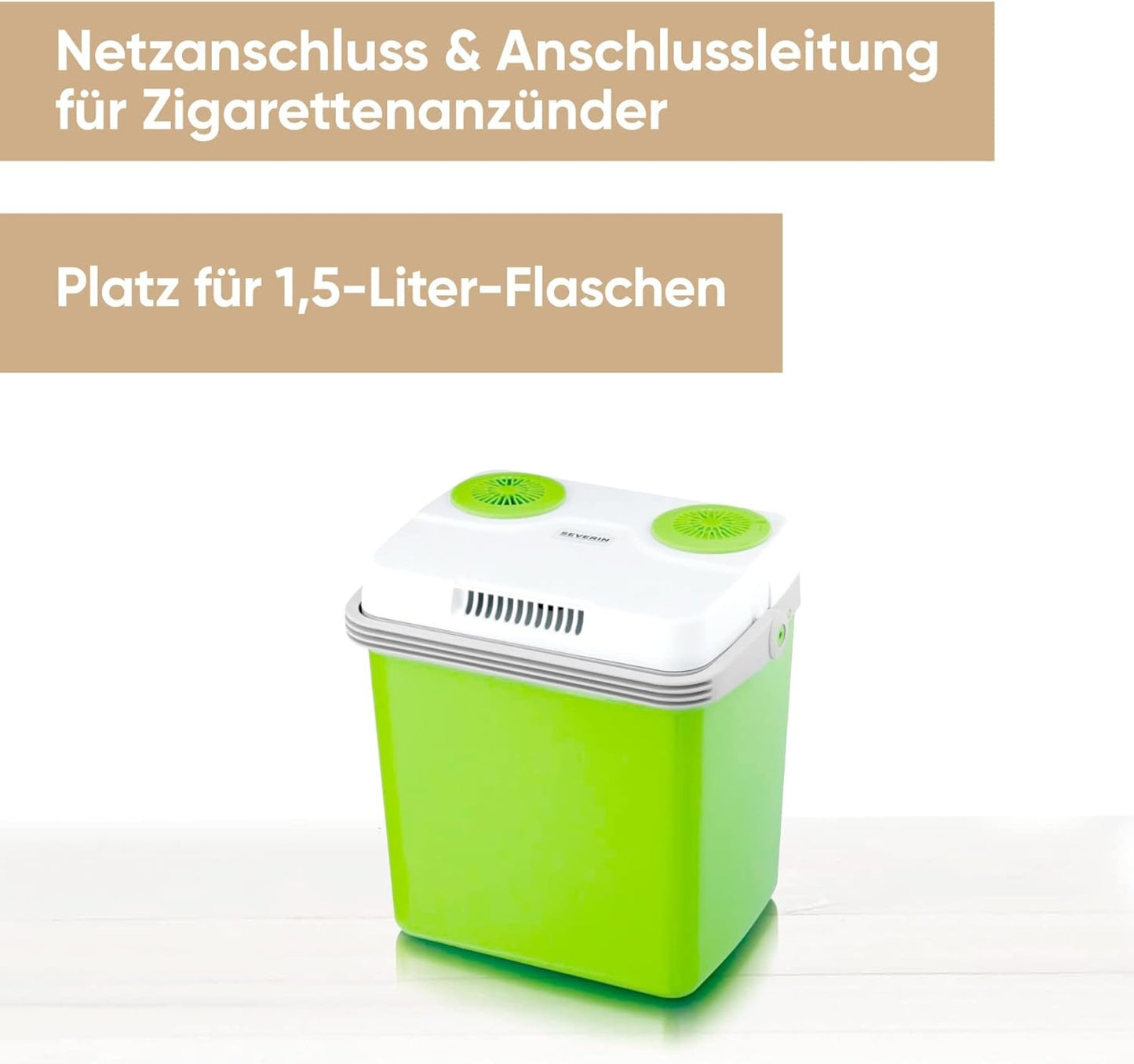 Elektrische Kühlbox KB 2922, 19 L / mit Netzanschluss und 12 V-Anschlussleitung