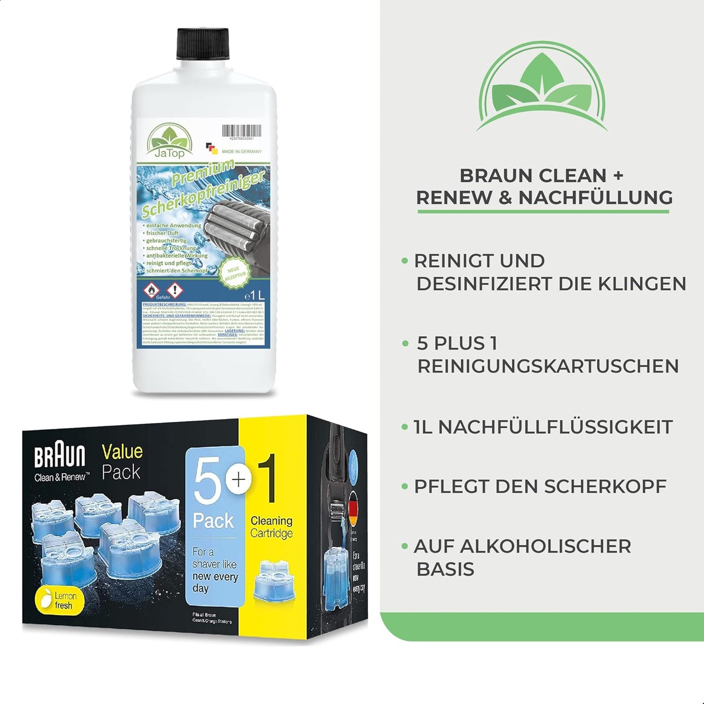 Nachfüllkartuschen Plus JaTop Flüssigkeit, 1.68 l (1er Pack)