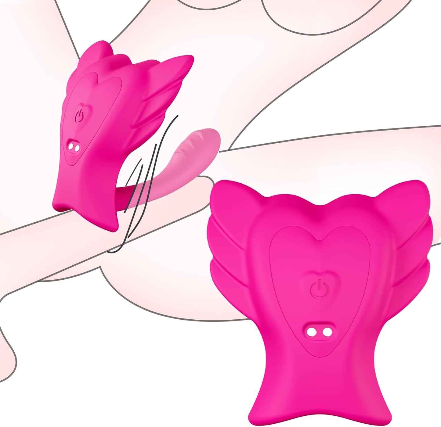 Little Fairy Klitoris & G Punkt Vibrator mit Fernbedienung, L