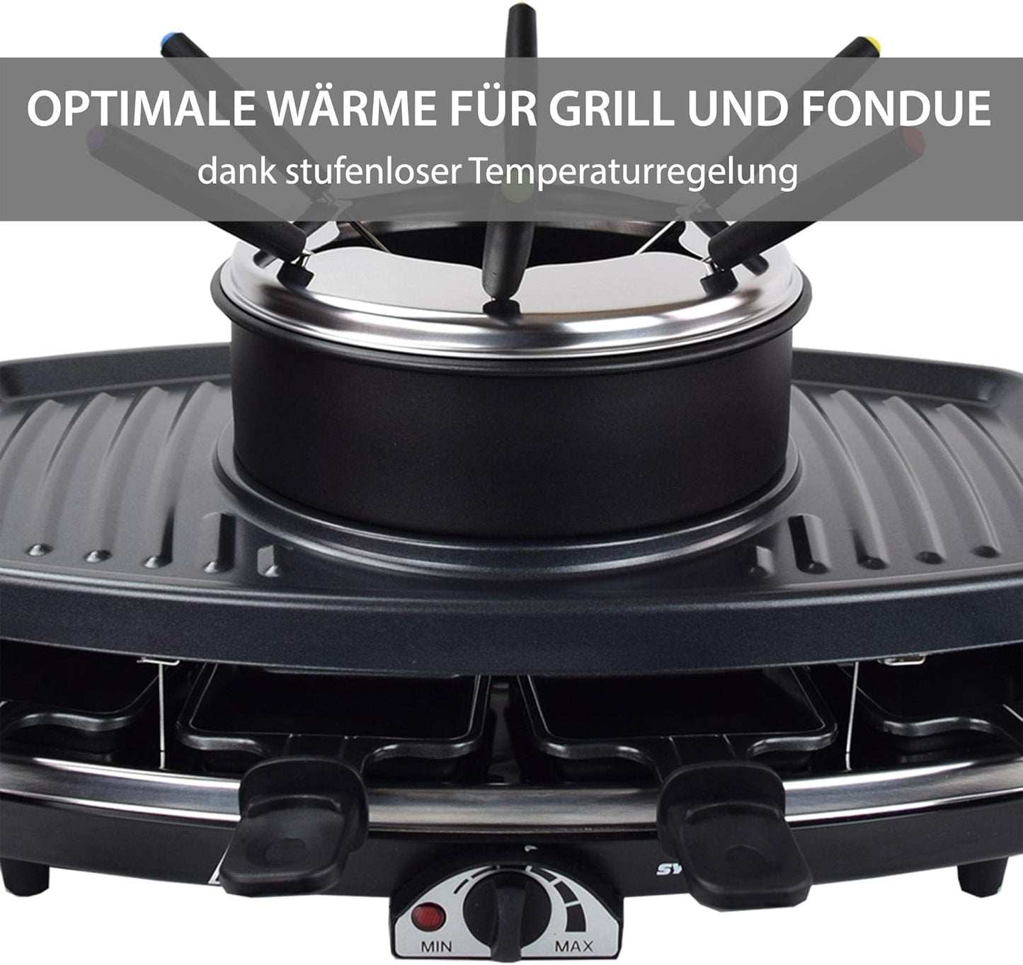 Raclette und Fondue-Set