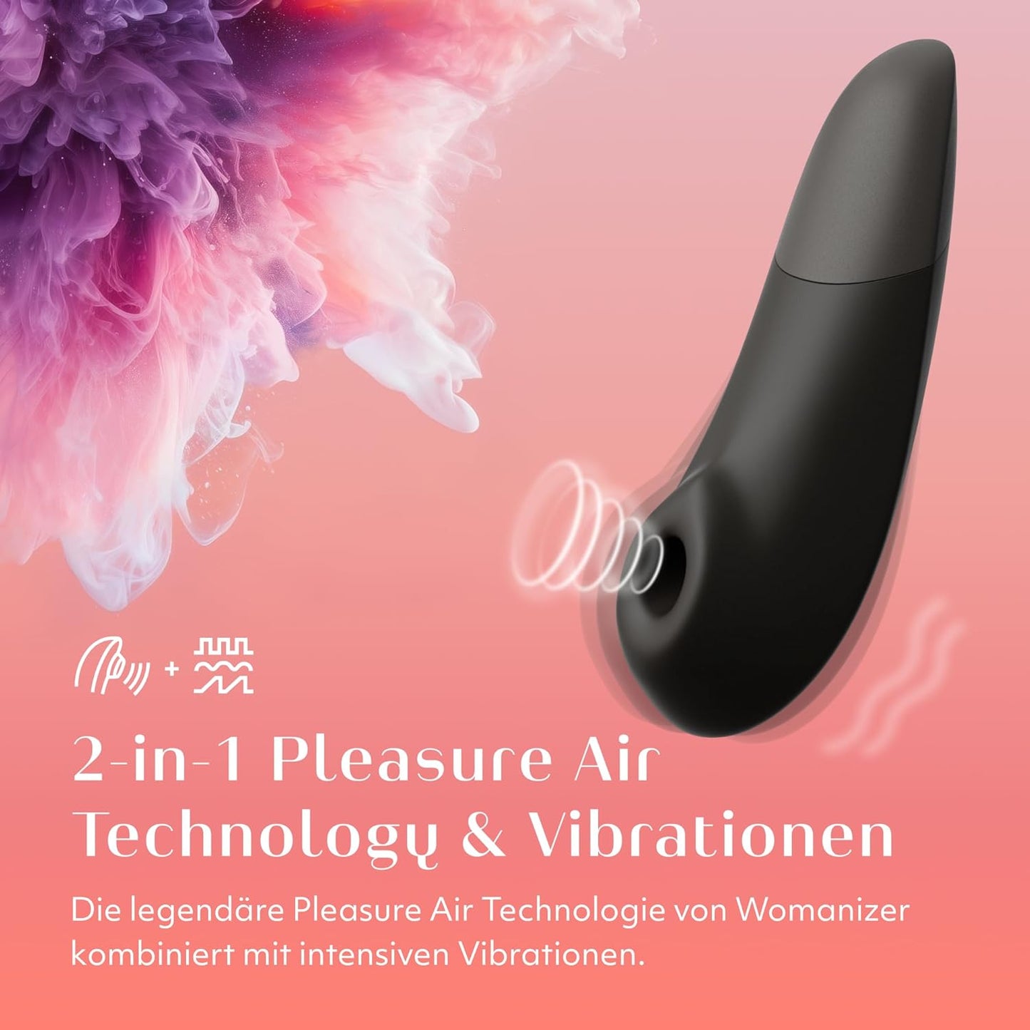 Enhance 2 in 1 Klitoris-Stimulator, Schwarz