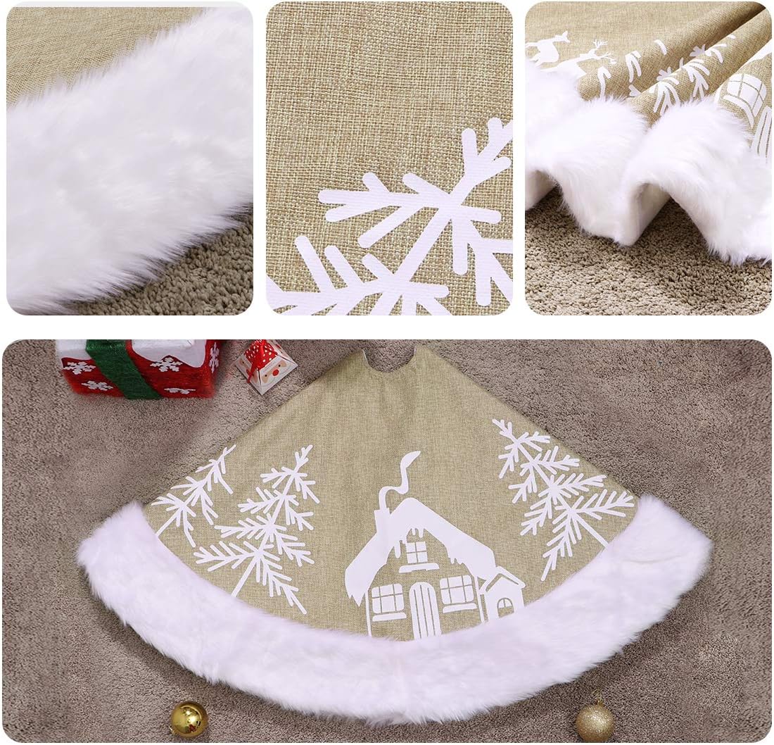 Christbaumdecke, Beige