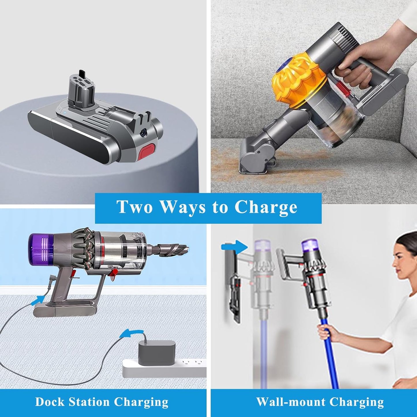 Ersatzakku für Dyson V11 Akkustaubsauger, V11