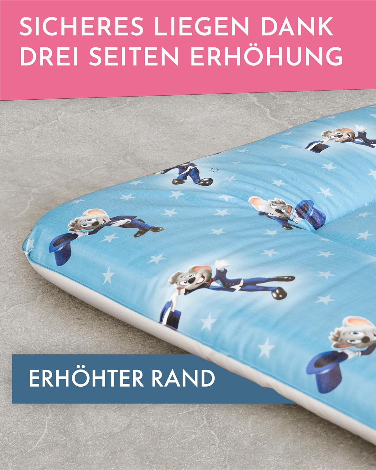 Wickeltischauflage Punkte-Design, 85 x 72 cm, 85x72 cm (1er Pack) Punkte weiß-anthrazit