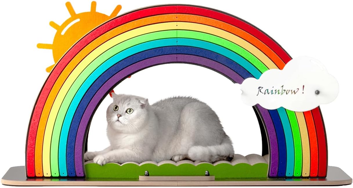 Kratzmöbel Rainbow Kletter-Bogen mit Kratzbrett