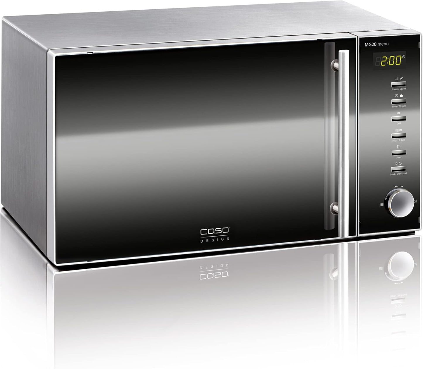 2-in-1 Mikrowelle mit Grill MG20 Menu, Mikrowelle + Grill, Single