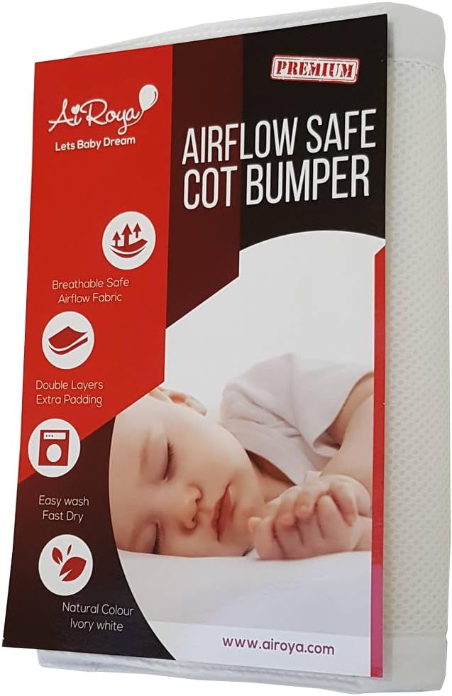 Airflow Mesh Nestchen für Kinderbetten (zweiseitig), Weiss
