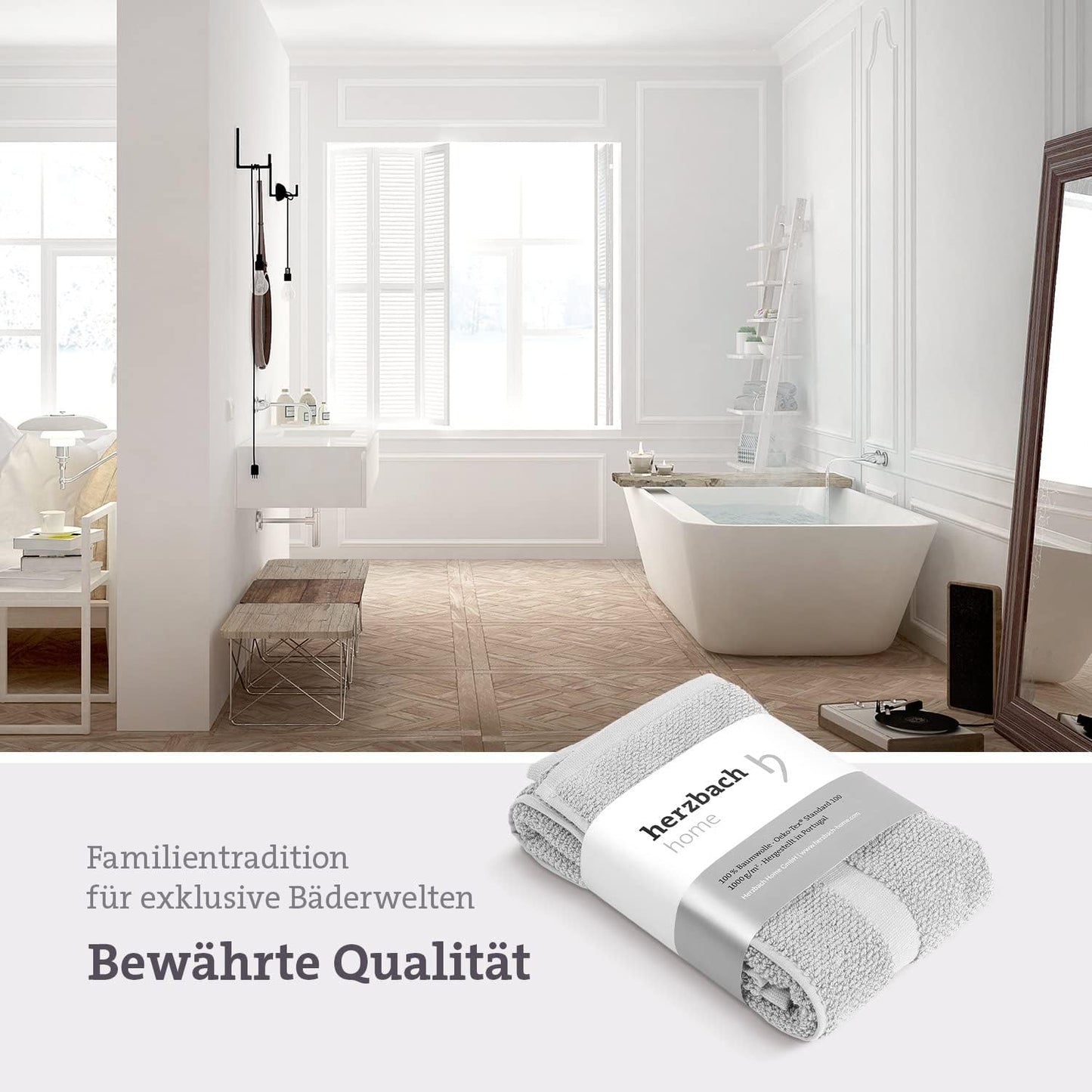 2er-Pack Badvorleger, 50 x 80 cm (Rechteckig) 2er Pack Silbergrau