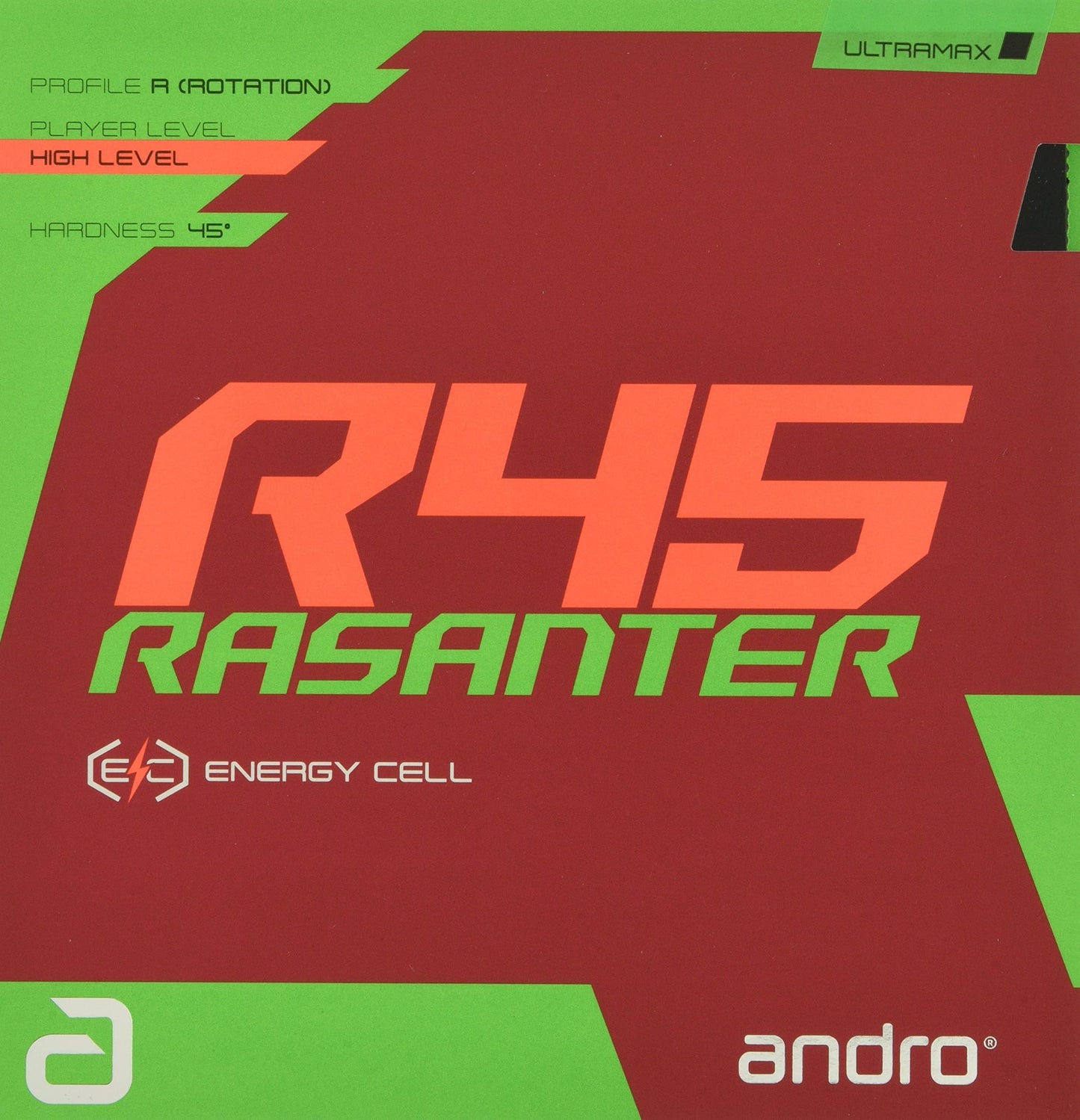 Tischtennisbelag Rasanter, Schwarz 1,7 mm