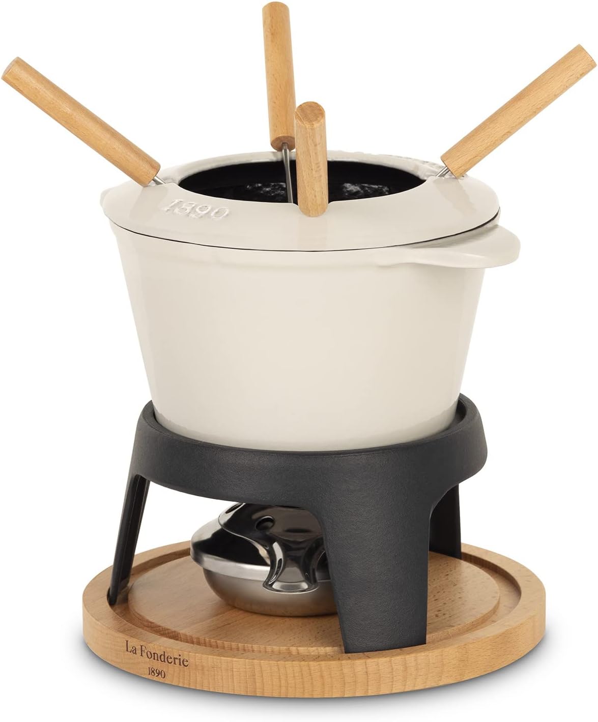 Mont Joly - Käse- und Schokoladenfondue-Set, Beige|4 Personen