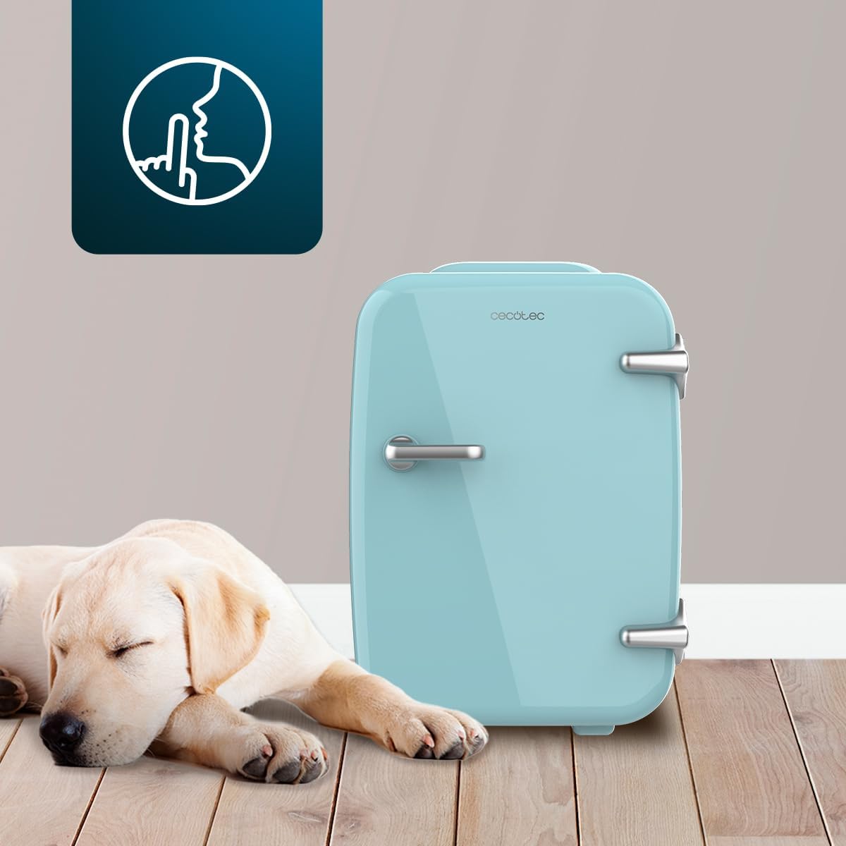 Mini-Kühlschrank Bolero mit Heizfunktion, 4 L | Habana Blau