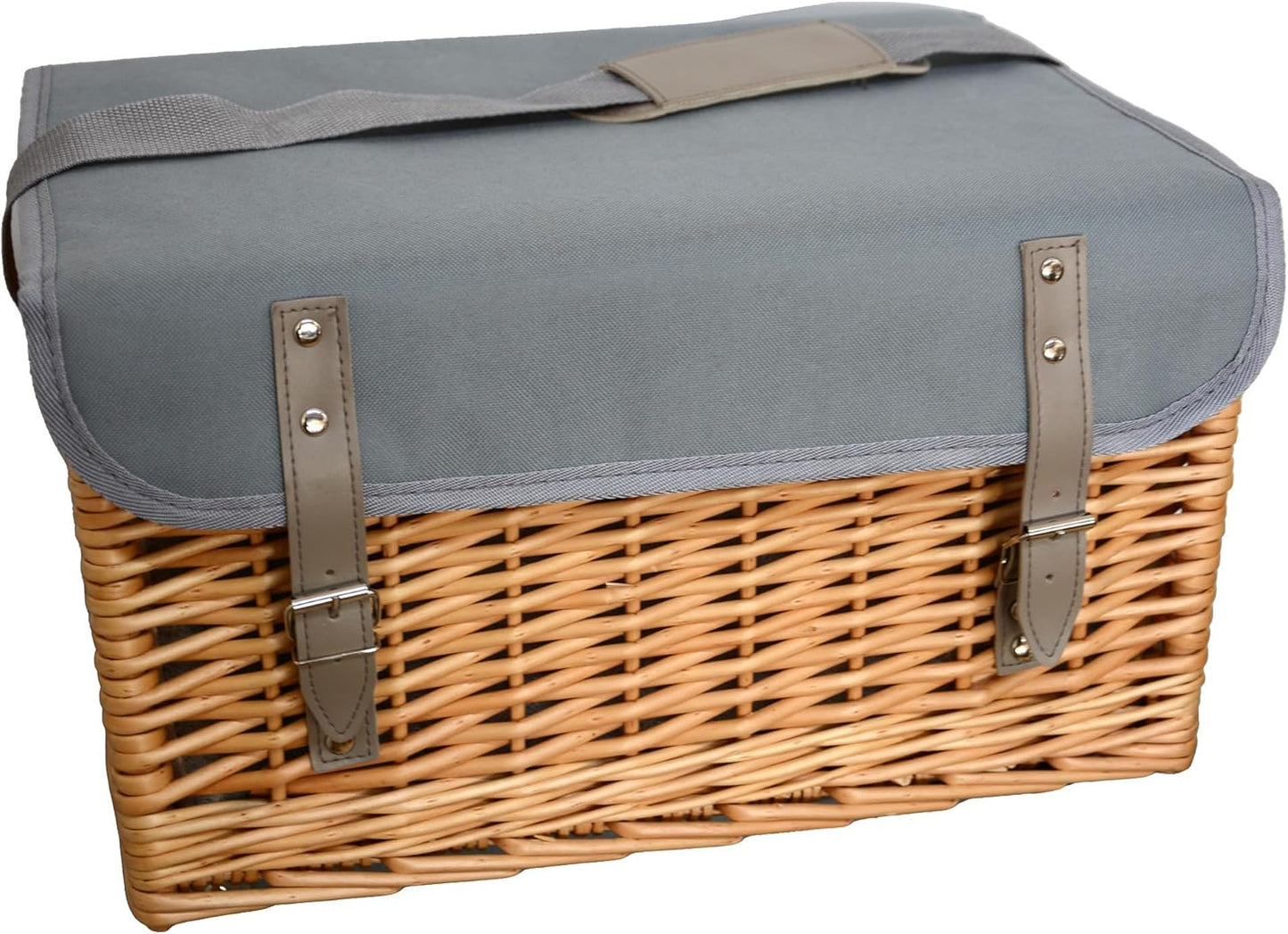 Picknickkorb-Set für 4 Personen mit Tisch und Decke