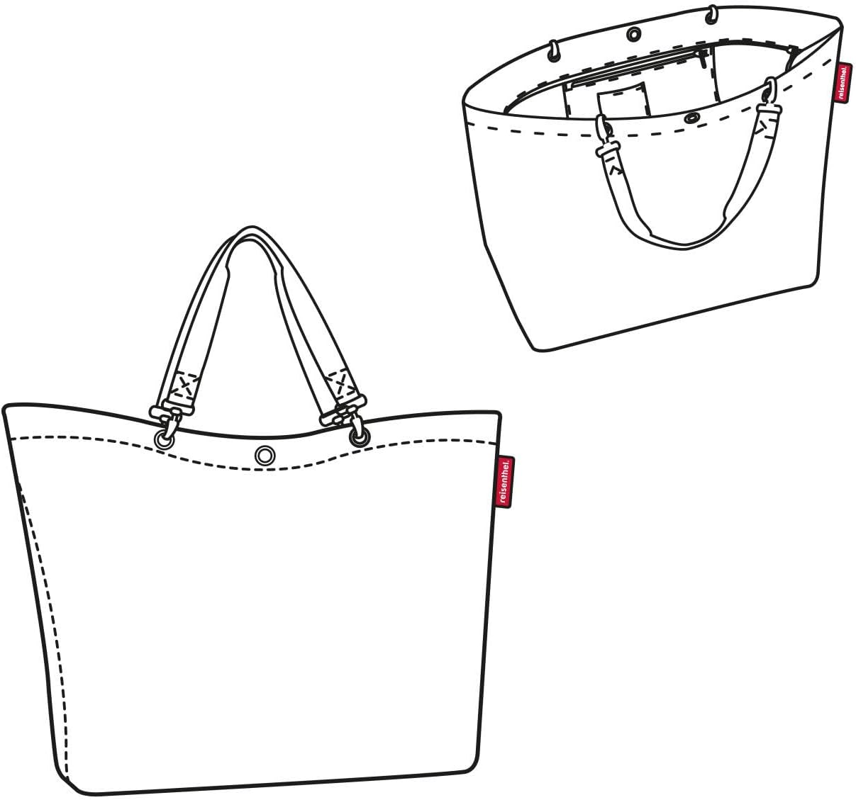 Shopper XL, Dots White