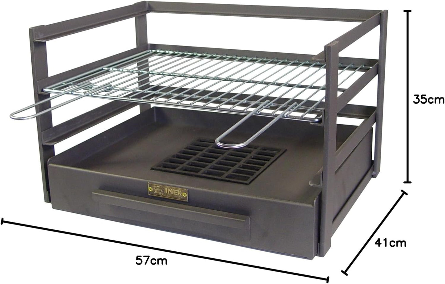 Grillschublade mit verzinktem Grill
