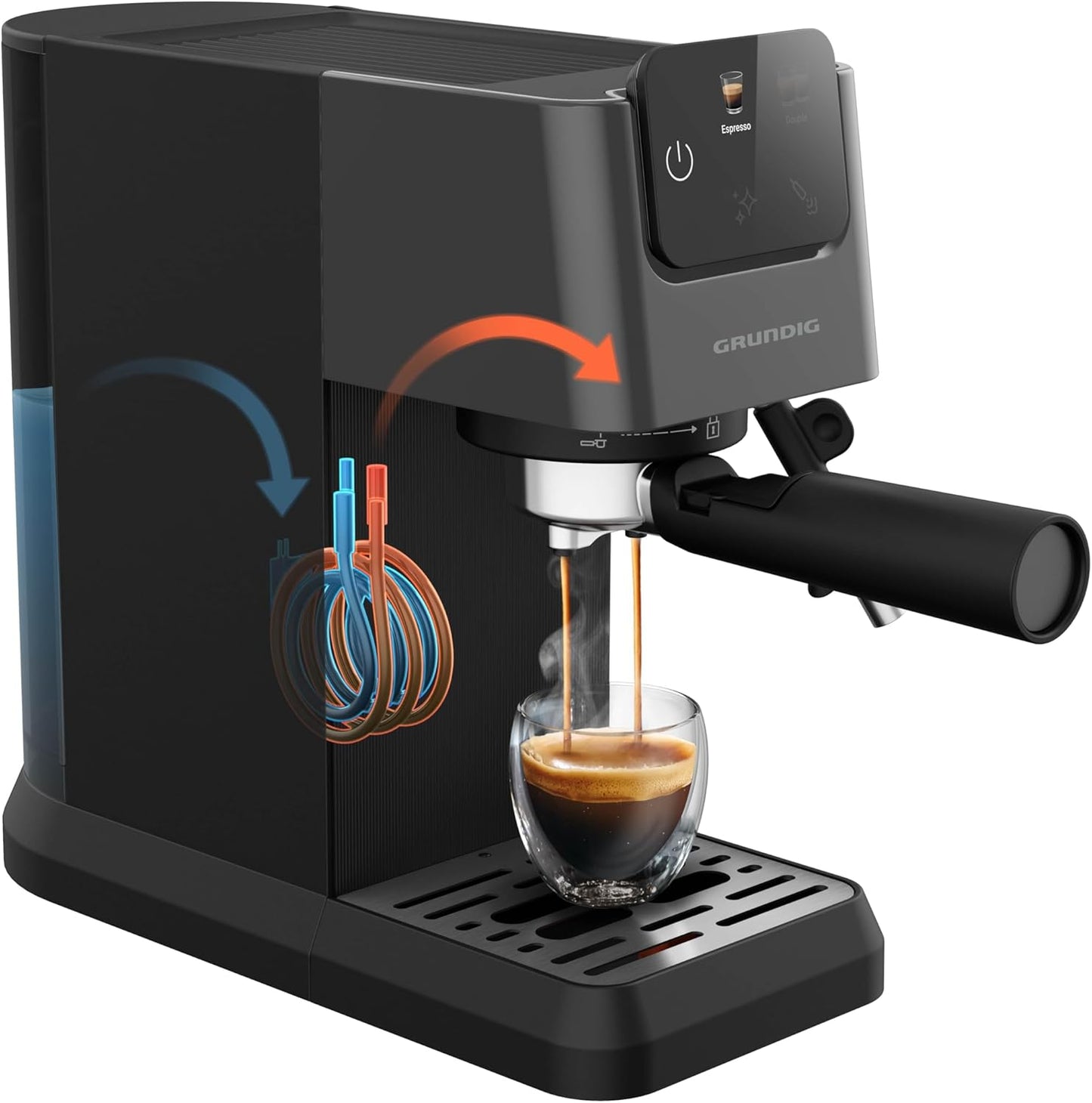 Siebträgermaschine KSM 4330, Michlaufschäumdüse