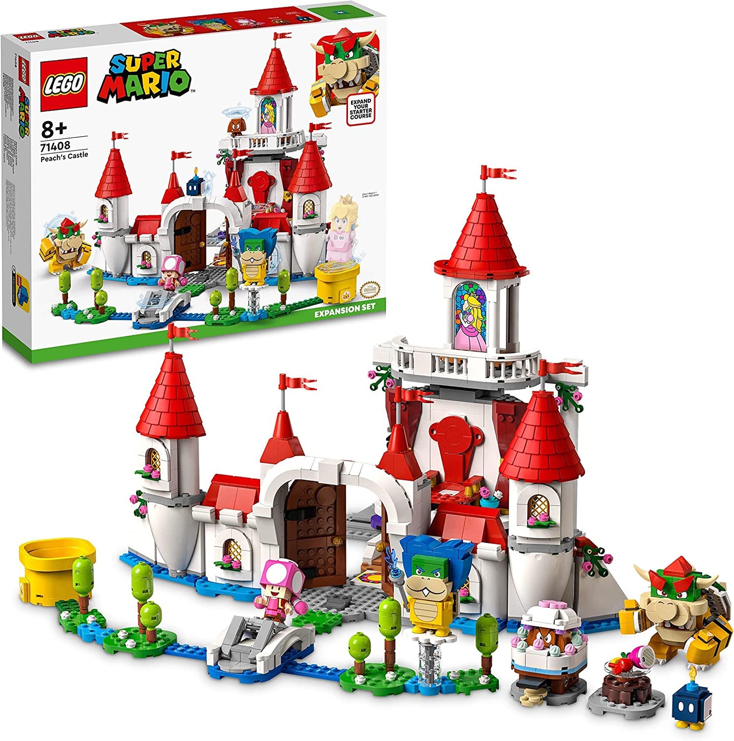 71408 Super Mario Princess Peach Palast – Erweiterungsset, Konstruktionsspielzeug