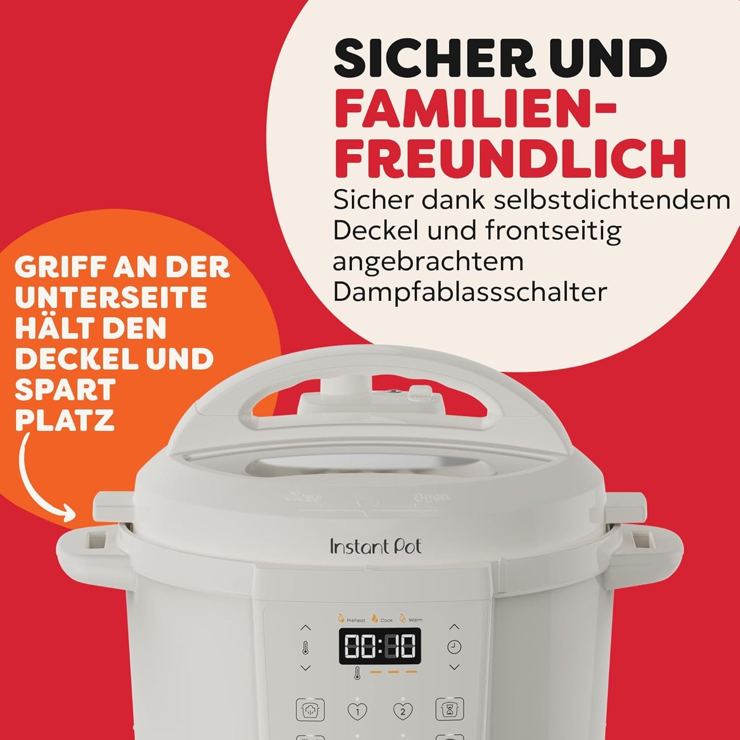 Multicooker Classic, Weiss Salz 5.7 Liter Standard