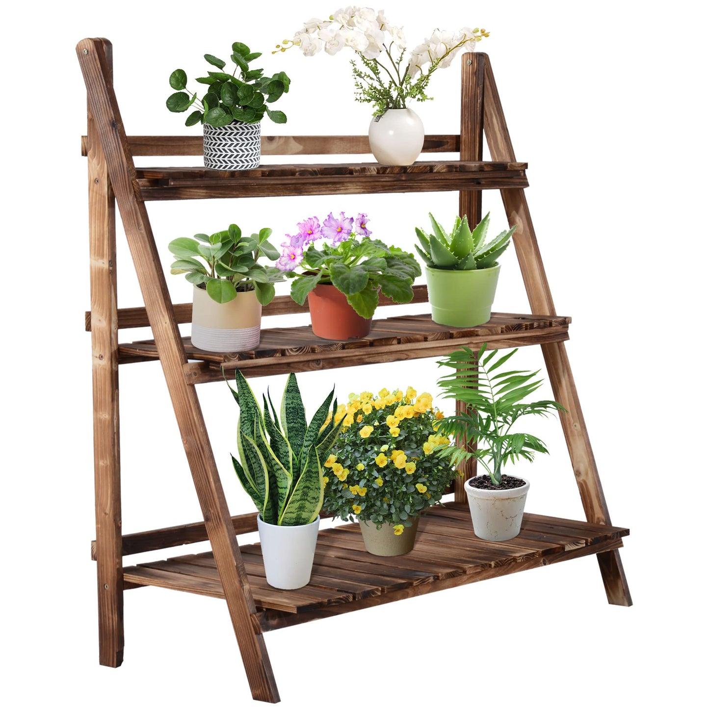 Pflanzentreppe mit 3 Stufen, L100 x B37 x H93 cm