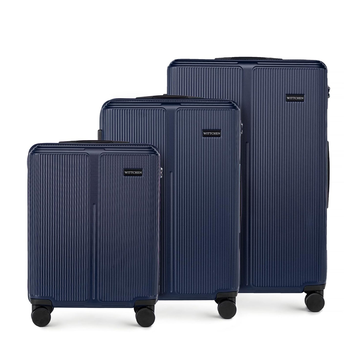 Stripes Line Kofferset 3-teilig (M, L, XL), Marineblau Kofferset (M, L, XL)