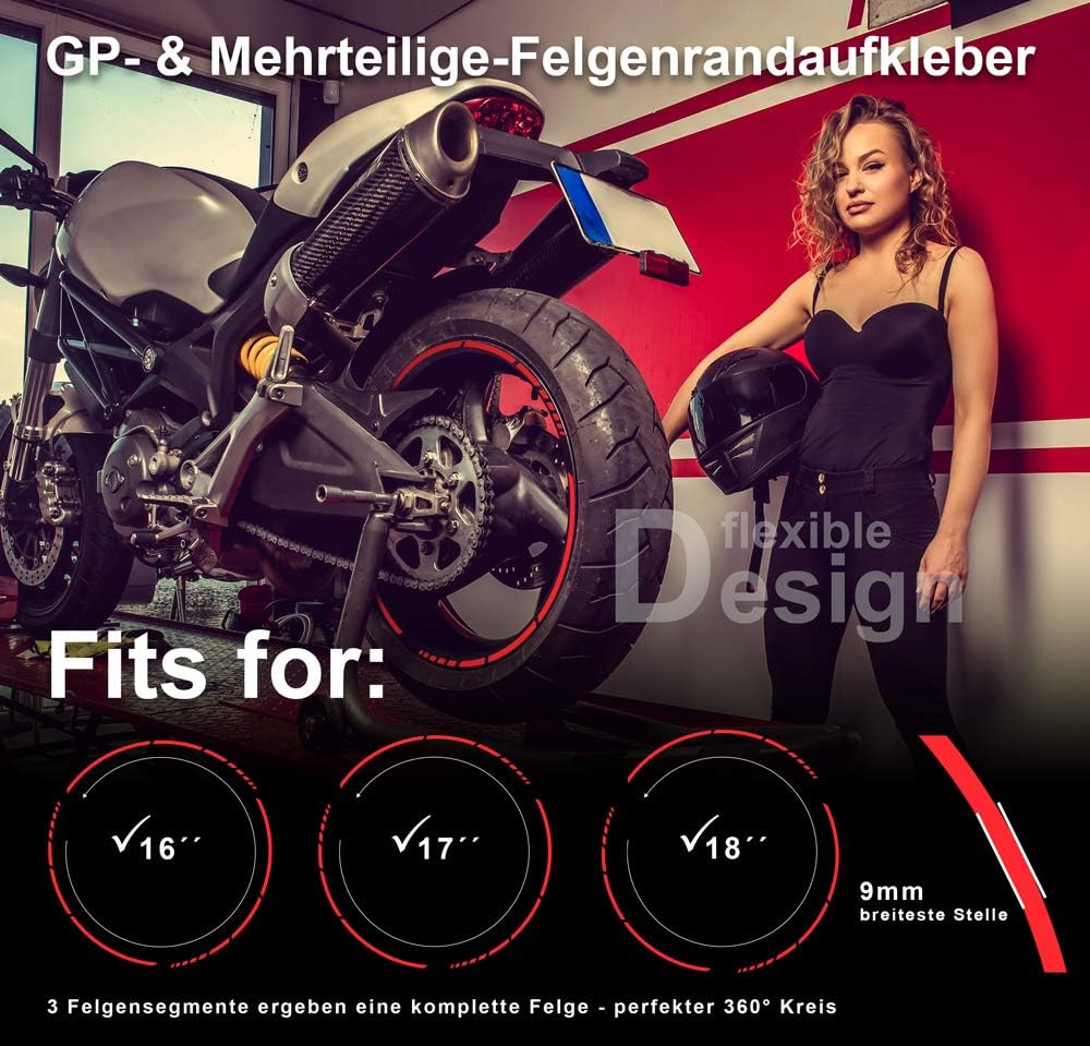 Felgenrand-Aufkleber für KTM 1290 Super Duke