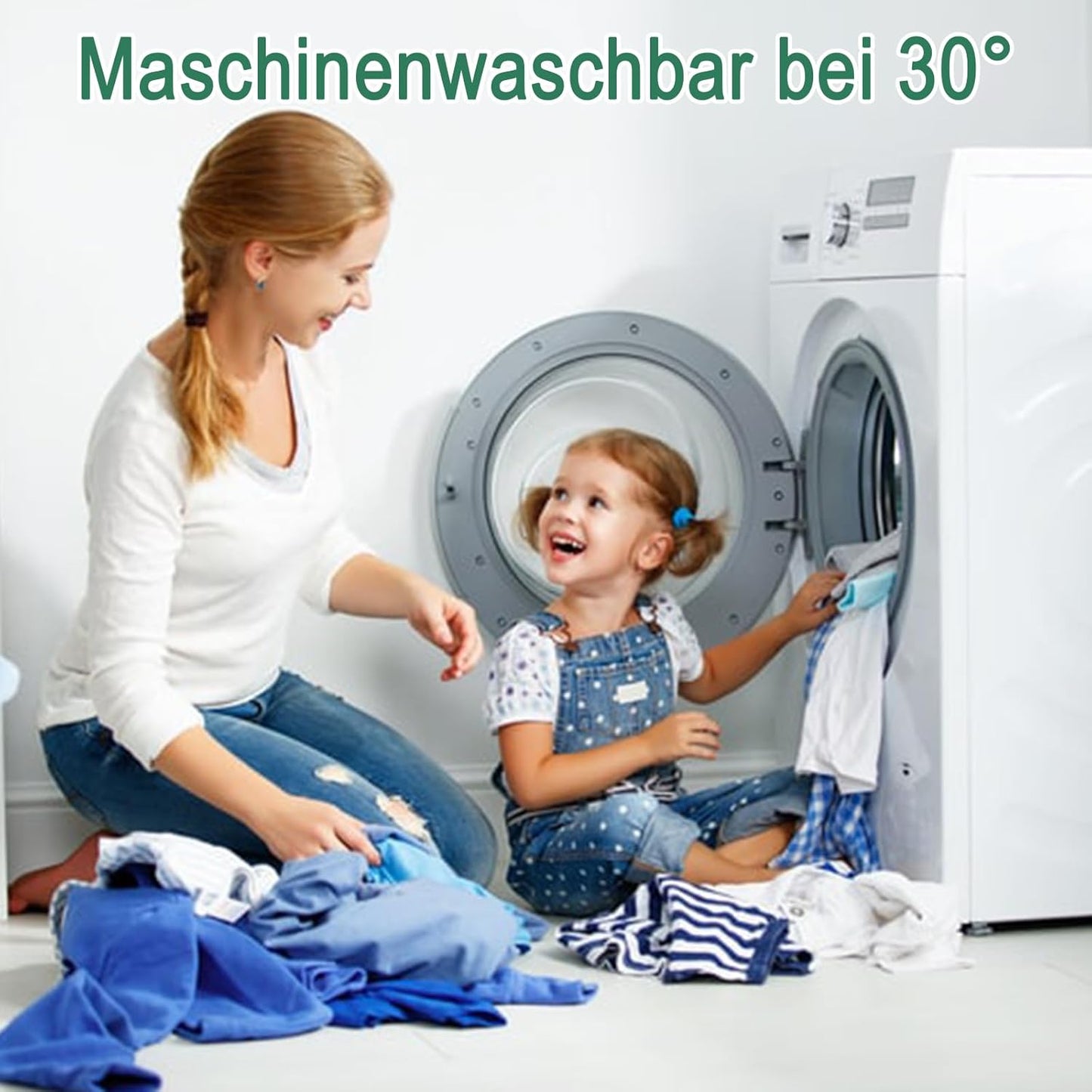 2er-Betthimmel-Set für Hausbett, H270 x B67 cm (2er Pack) Grün