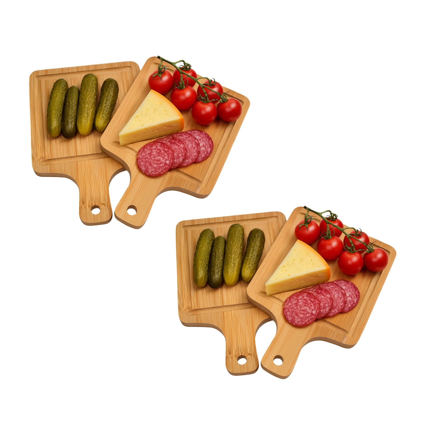 6-teiliges Mini Servierbrett-Set, 6
