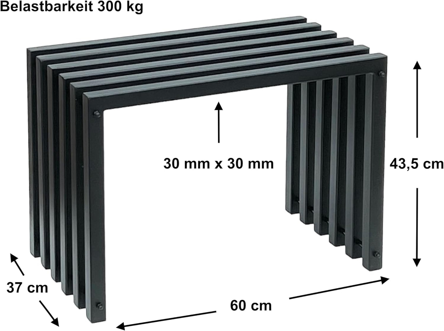 Sitzhocker, Breite 60 cm