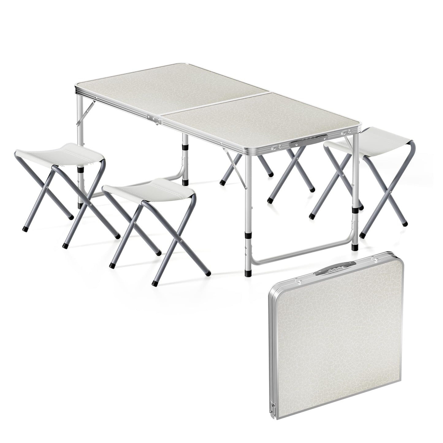 Campingmöbel-Set, 120 x 60 x 70 cm