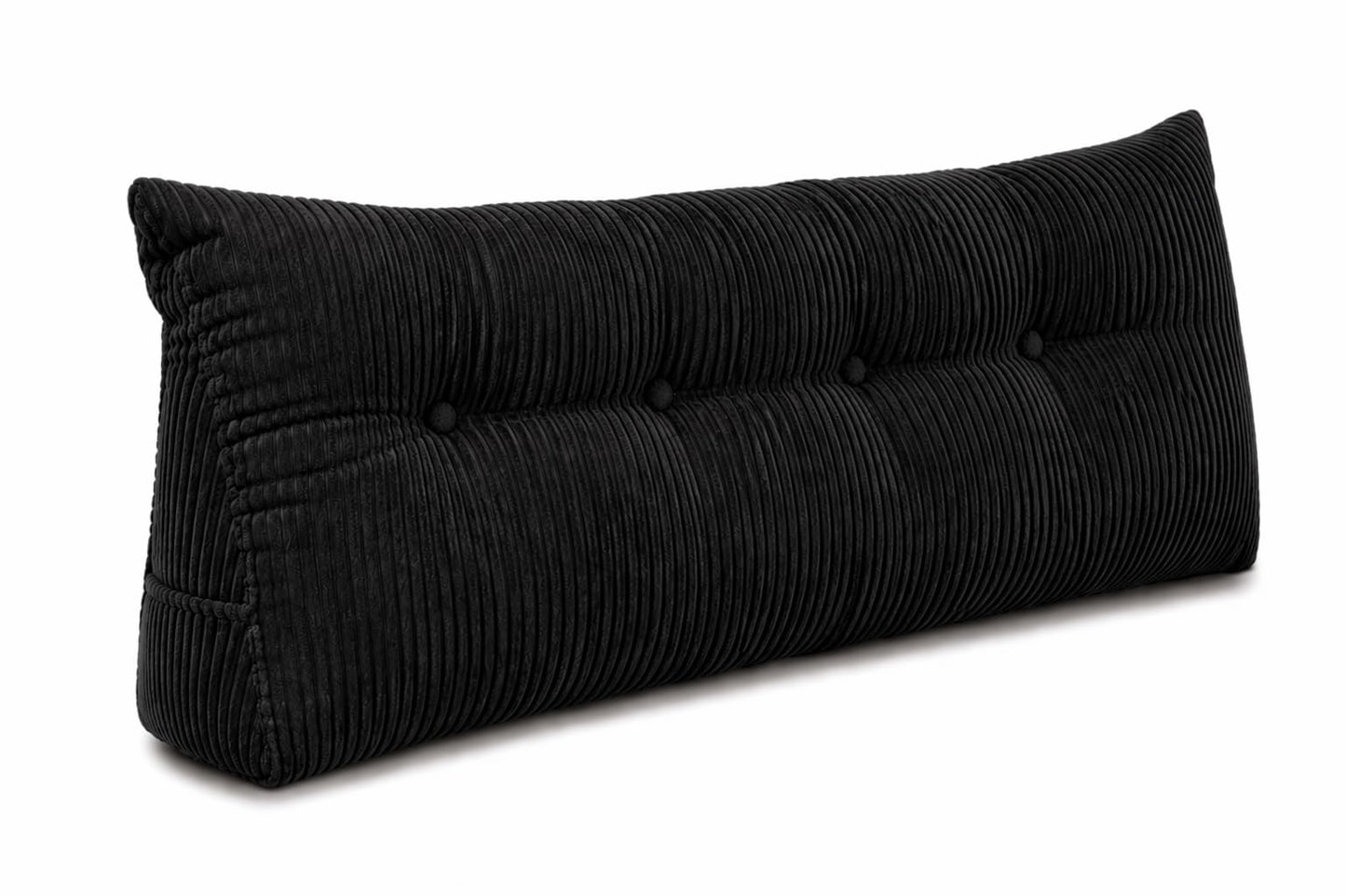 Stützkissen Keilkissen, 120x50x20 Schwarz