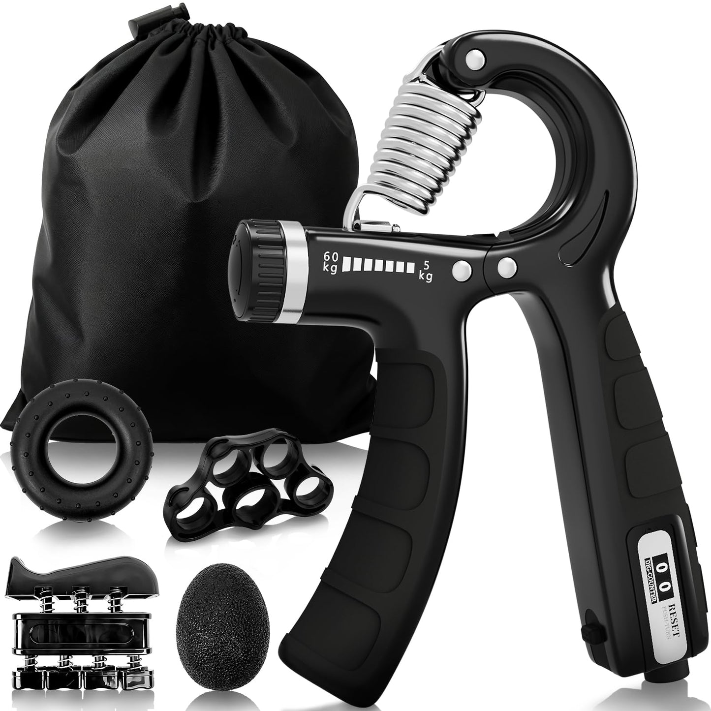 Hand- und Unterarmtrainer-Set, Tiefblau