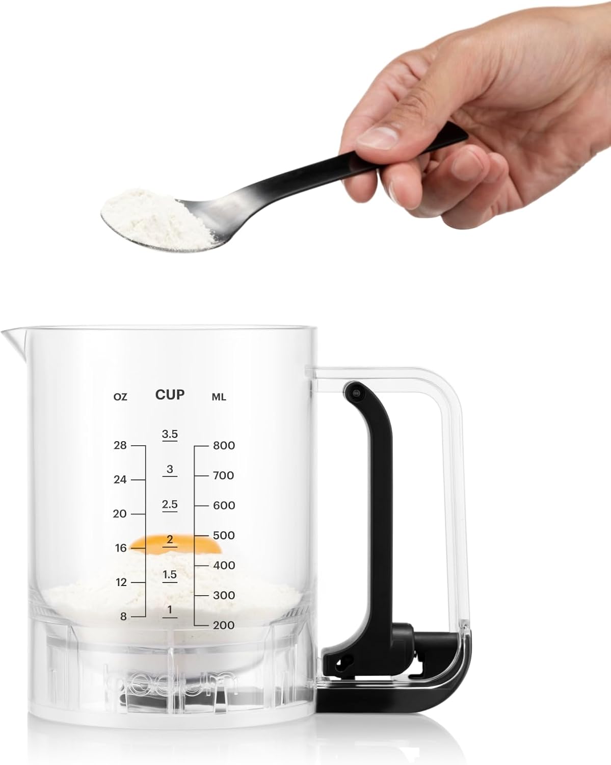Pfannkuchenmixer, 28Oz Schwarz