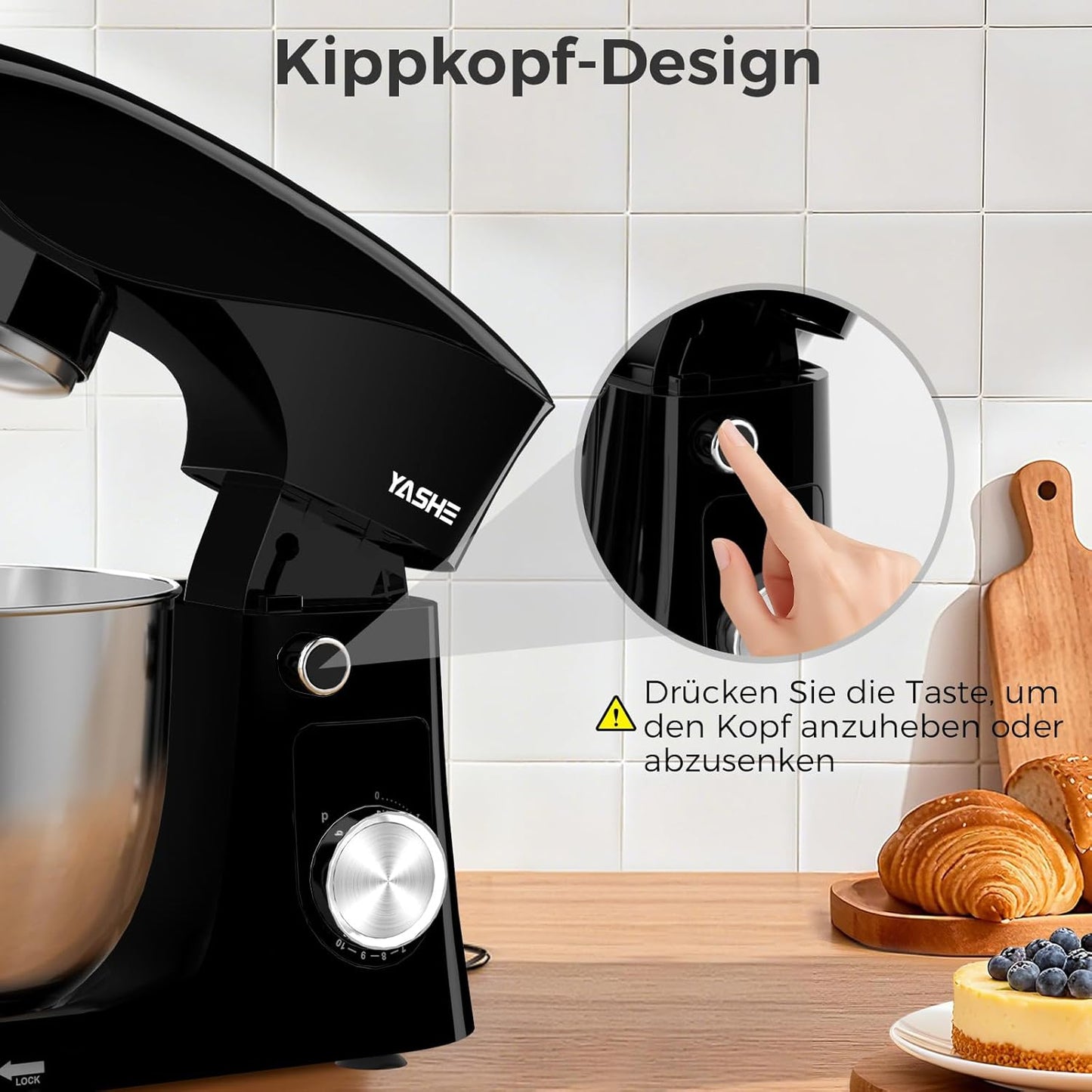 Küchenmaschine mit Zubehör