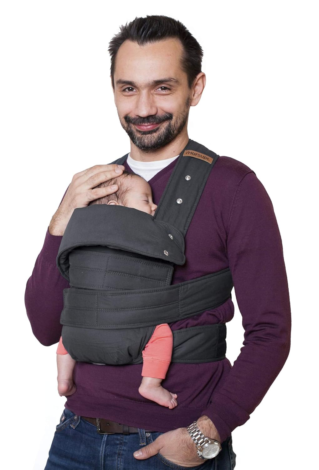 Babytrage für Neugeborene, S Grey