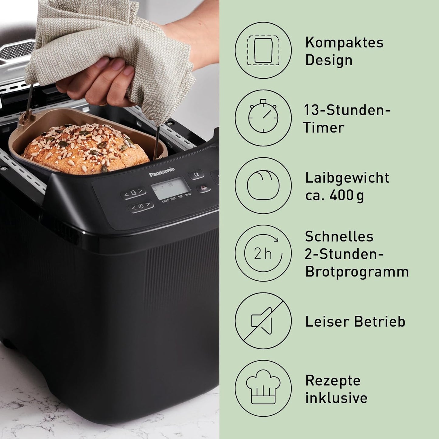 SD-PN100 Mini-Brotbackautomat