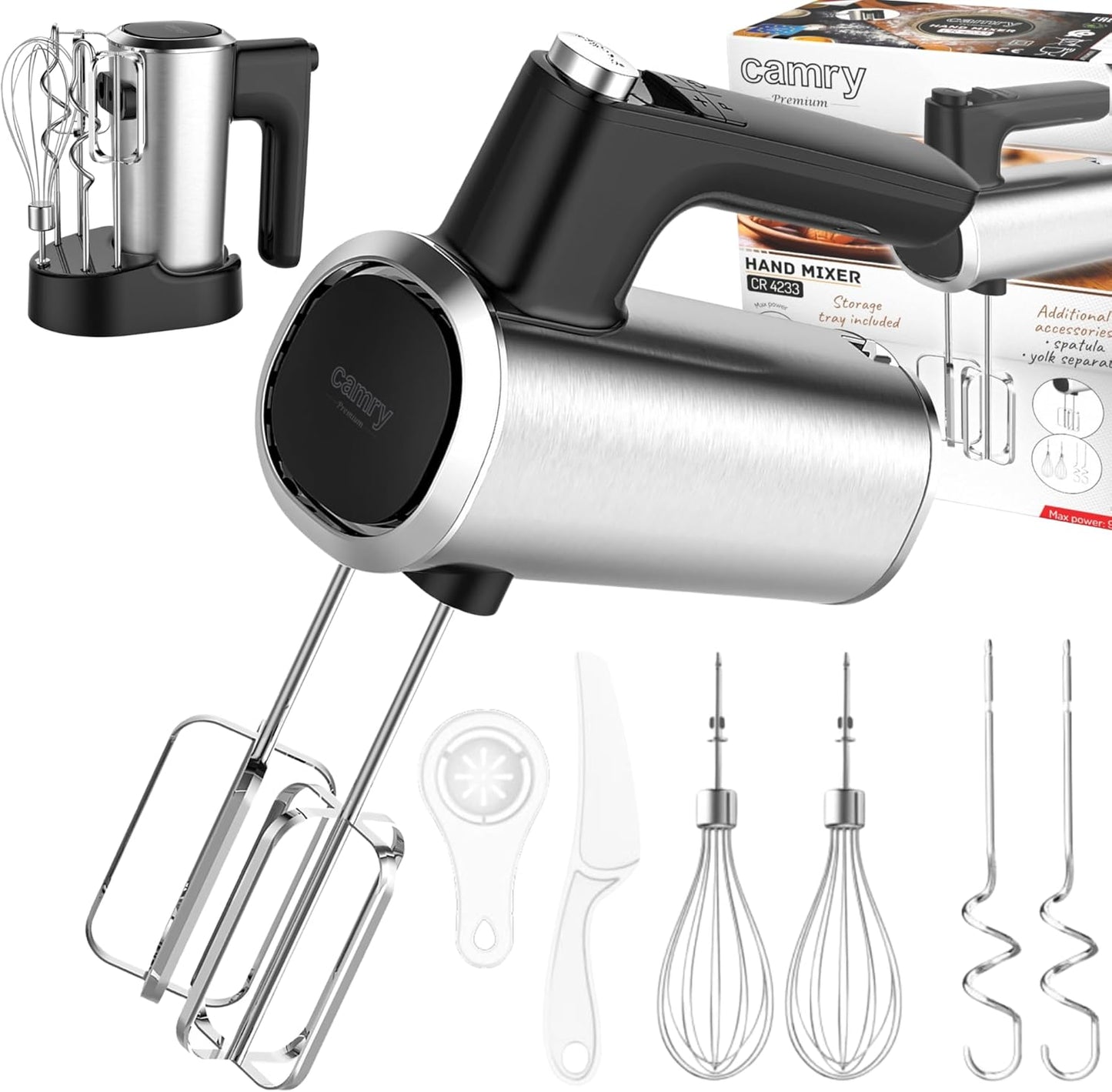Handmixer mit Zubehörständer
