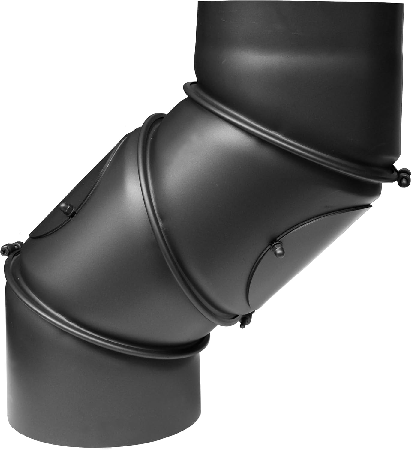 Ofenrohr-Bogen 150 mm, Multibogen drehbar