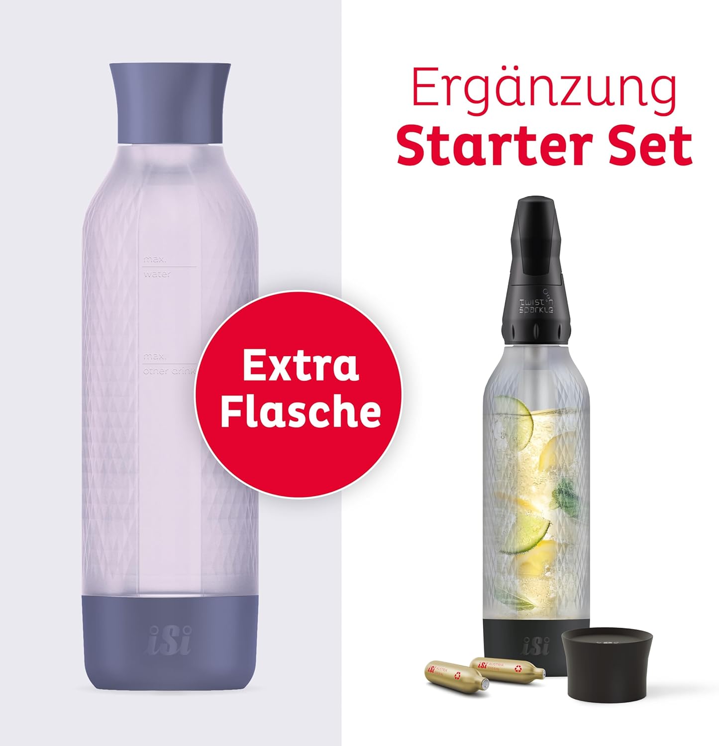Twist'n Sparkle Virtuoso Zusatzflasche, Lilac