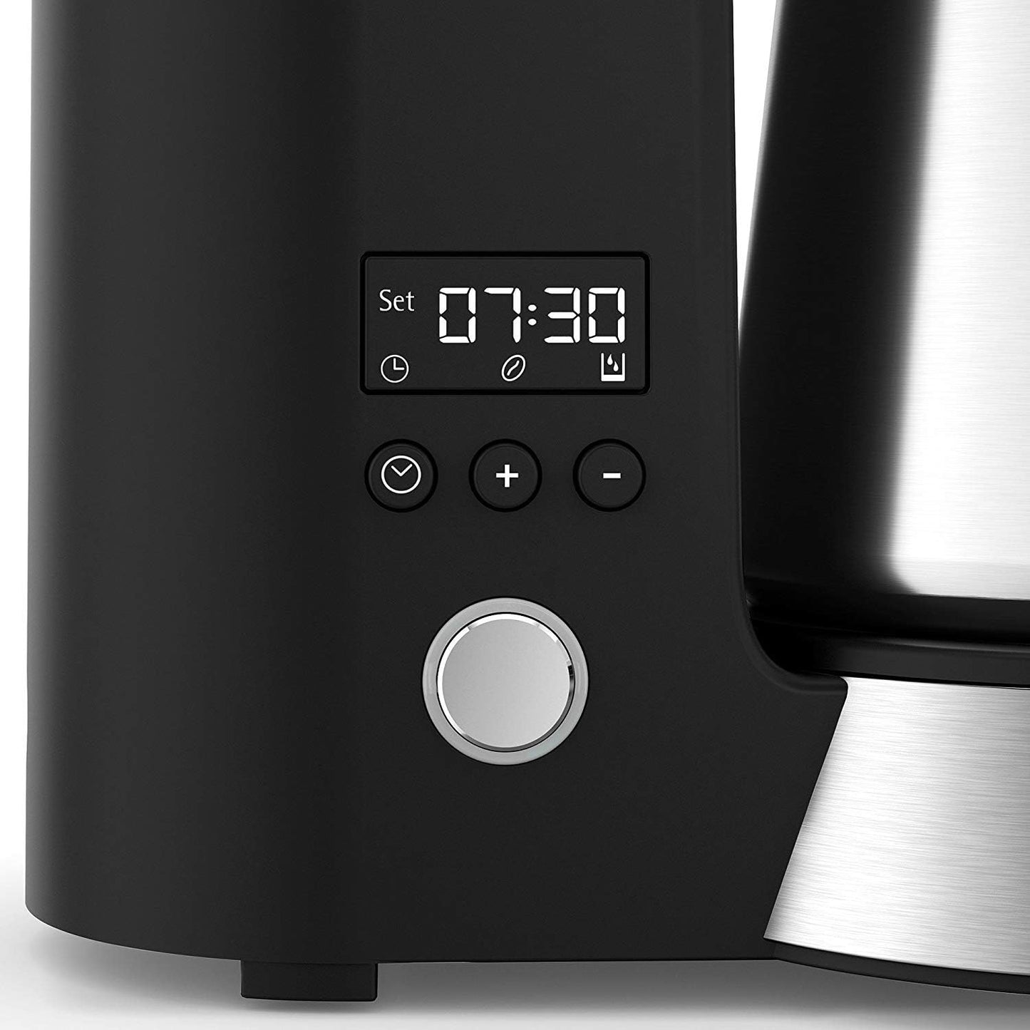 Küchenminis Aroma Filterkaffeemaschine mit Timer, Silber, Single