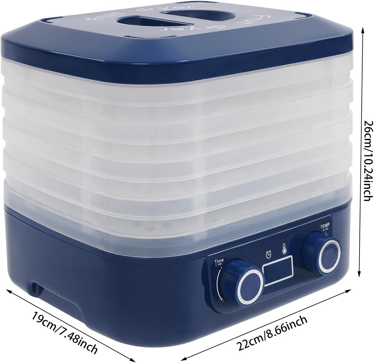 Dörrautomat mit Timer und 5 Tabletts