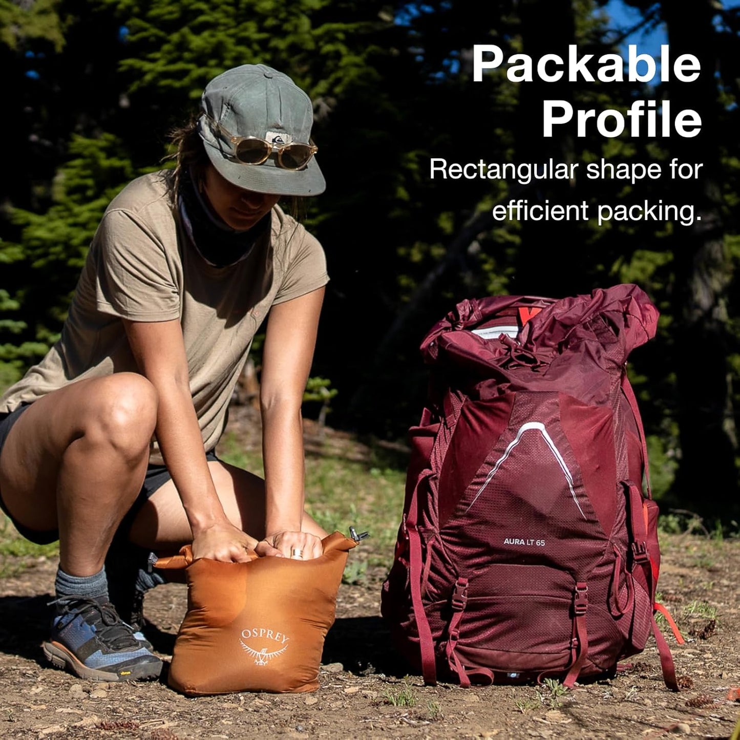 Ultralight Packsack, Mars Orange O/S - Fassungsvermögen 12L