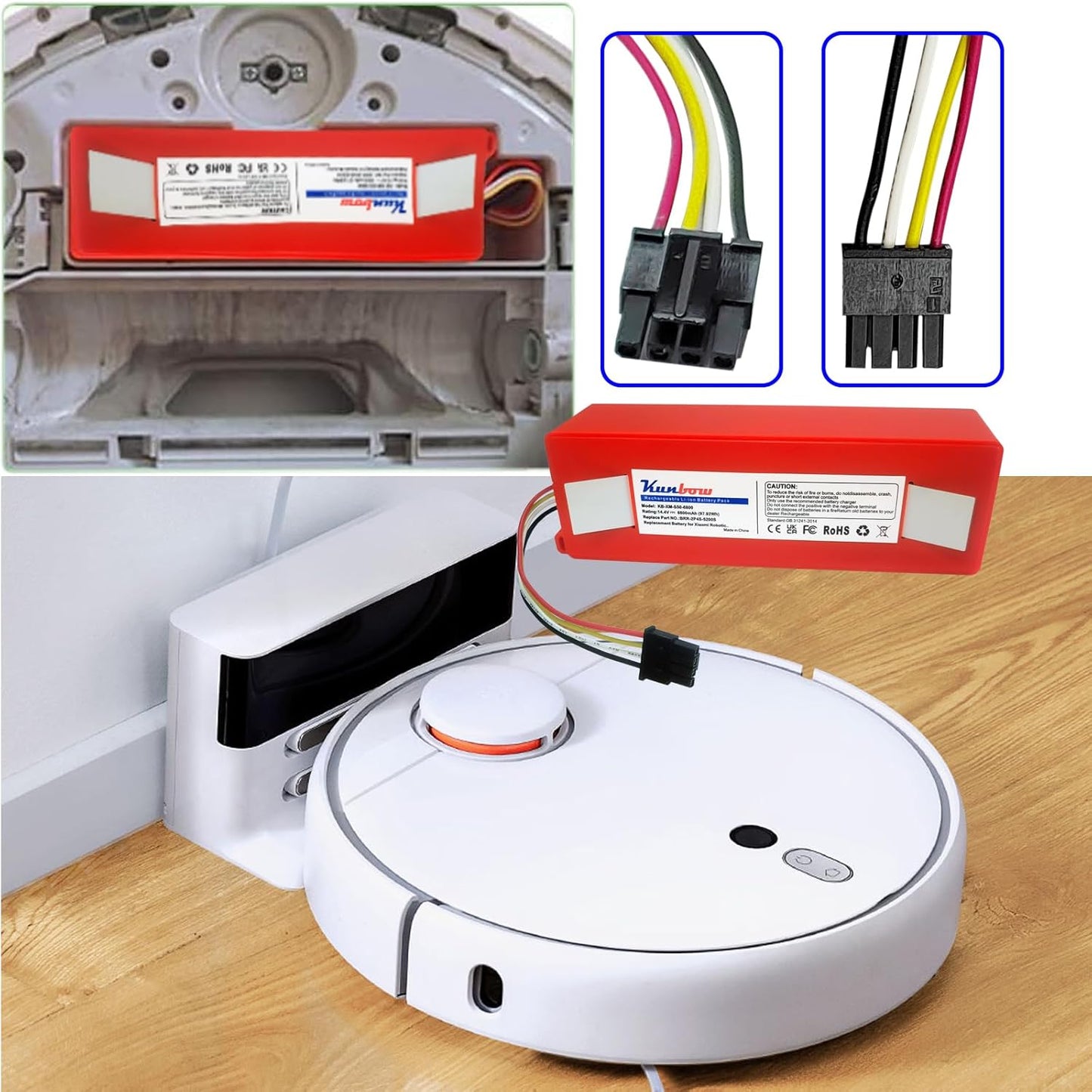 Ersatzakku für Xiaomi Roboter-Staubsauger
