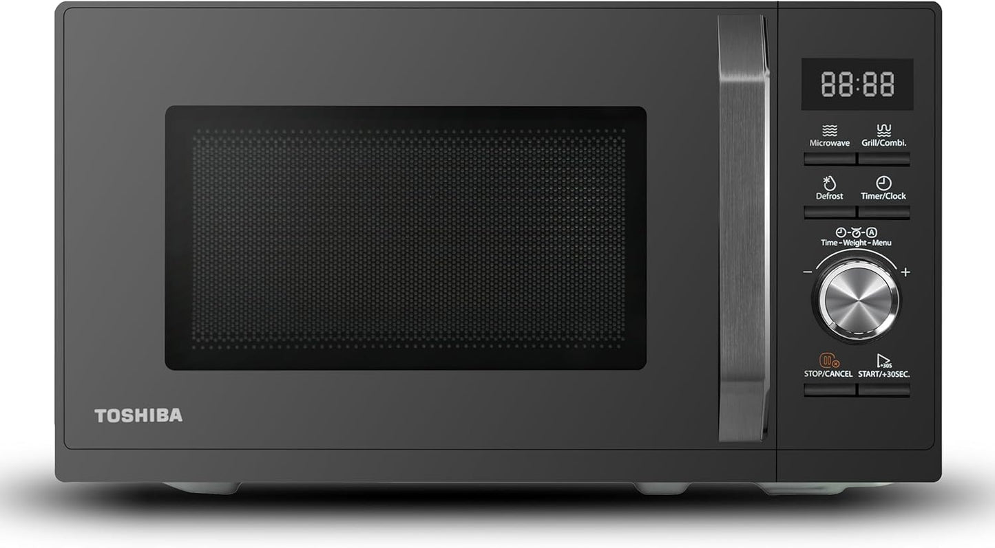 3-in-1 Mikrowellenherd MW3-AG20PE(BK) mit Grill und Automatikprogrammen, 20L Grill Schwarz