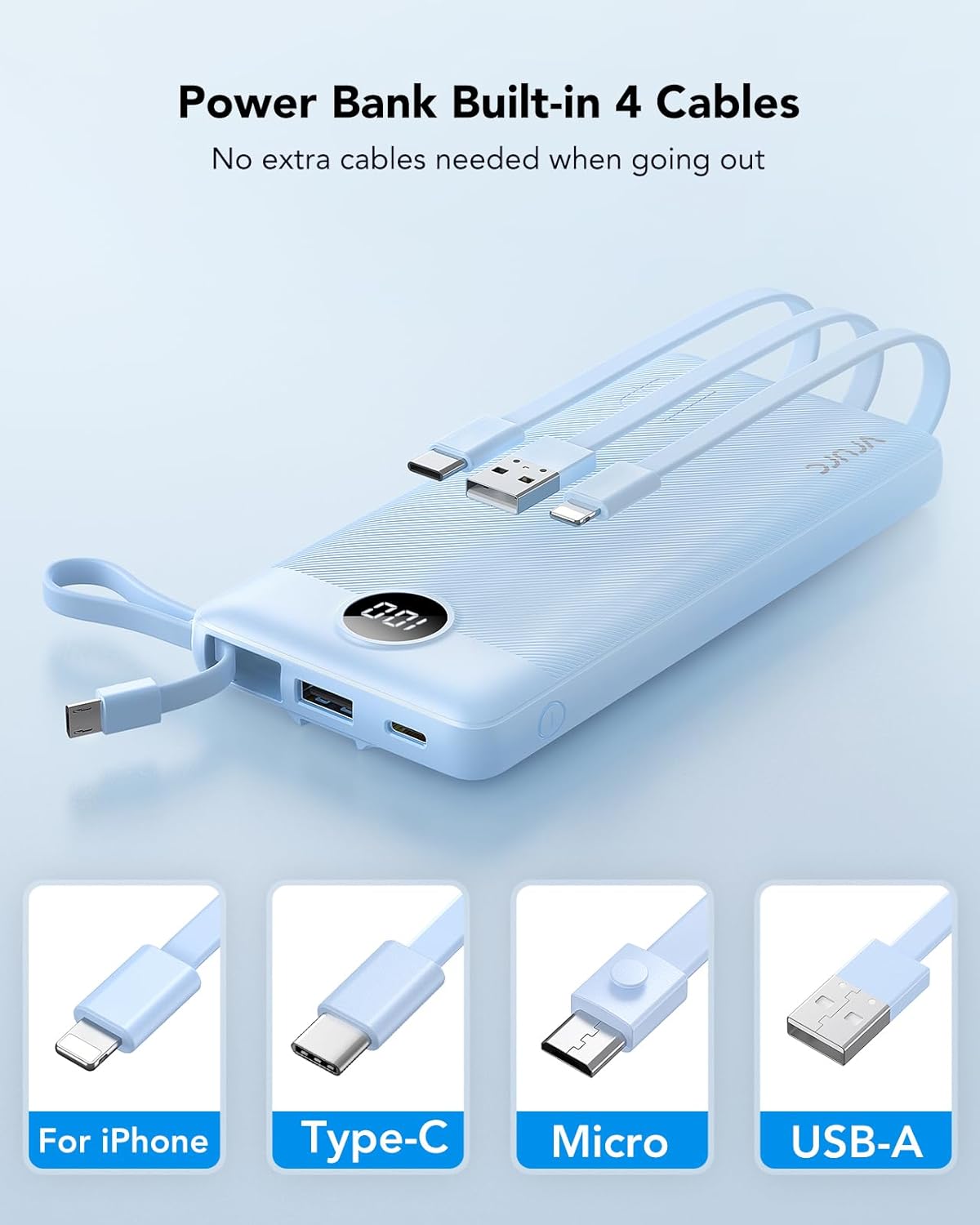 Powerbank, Blau